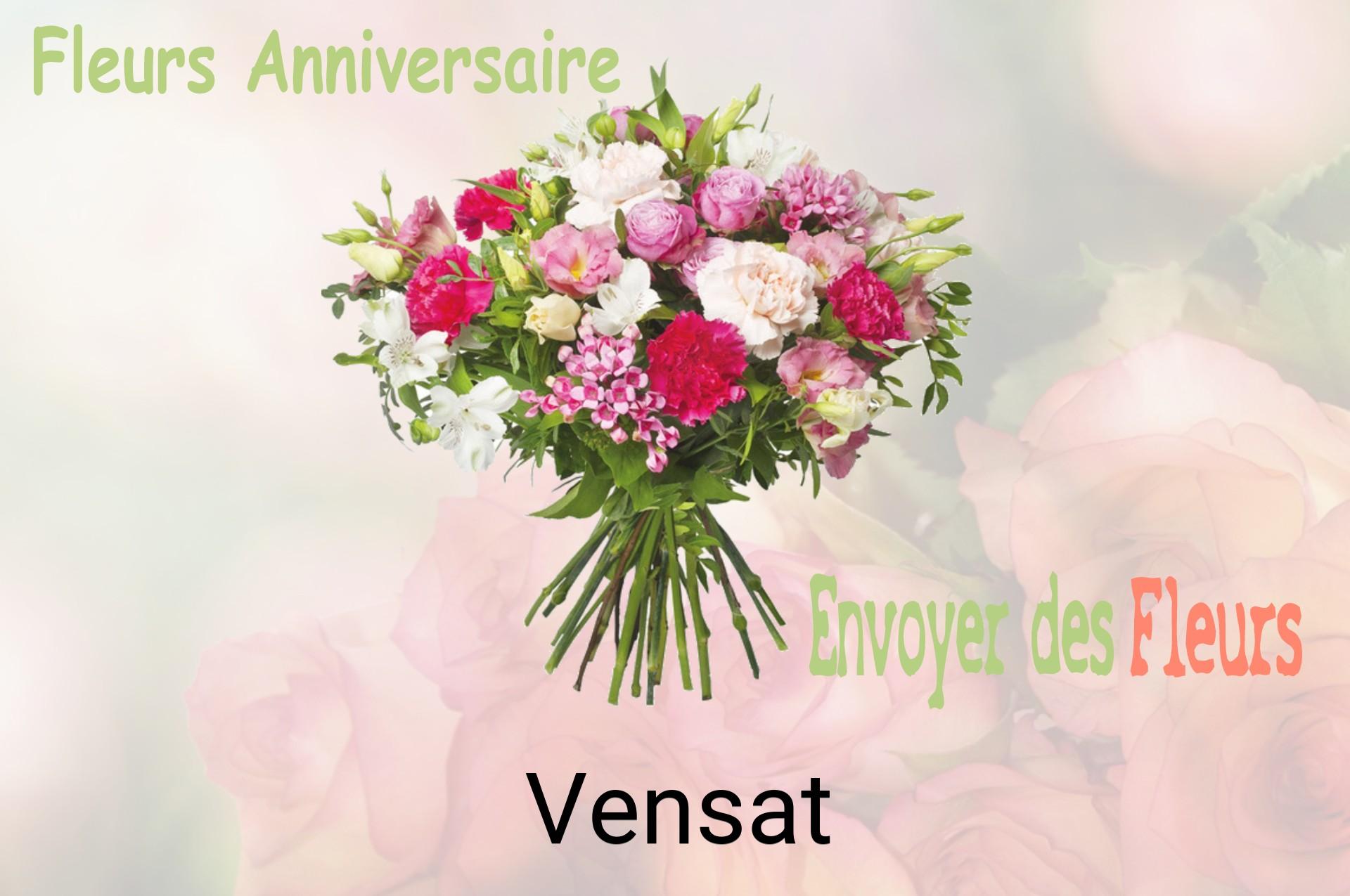Bouquet de fleurs d’anniversaire livré à Vensat