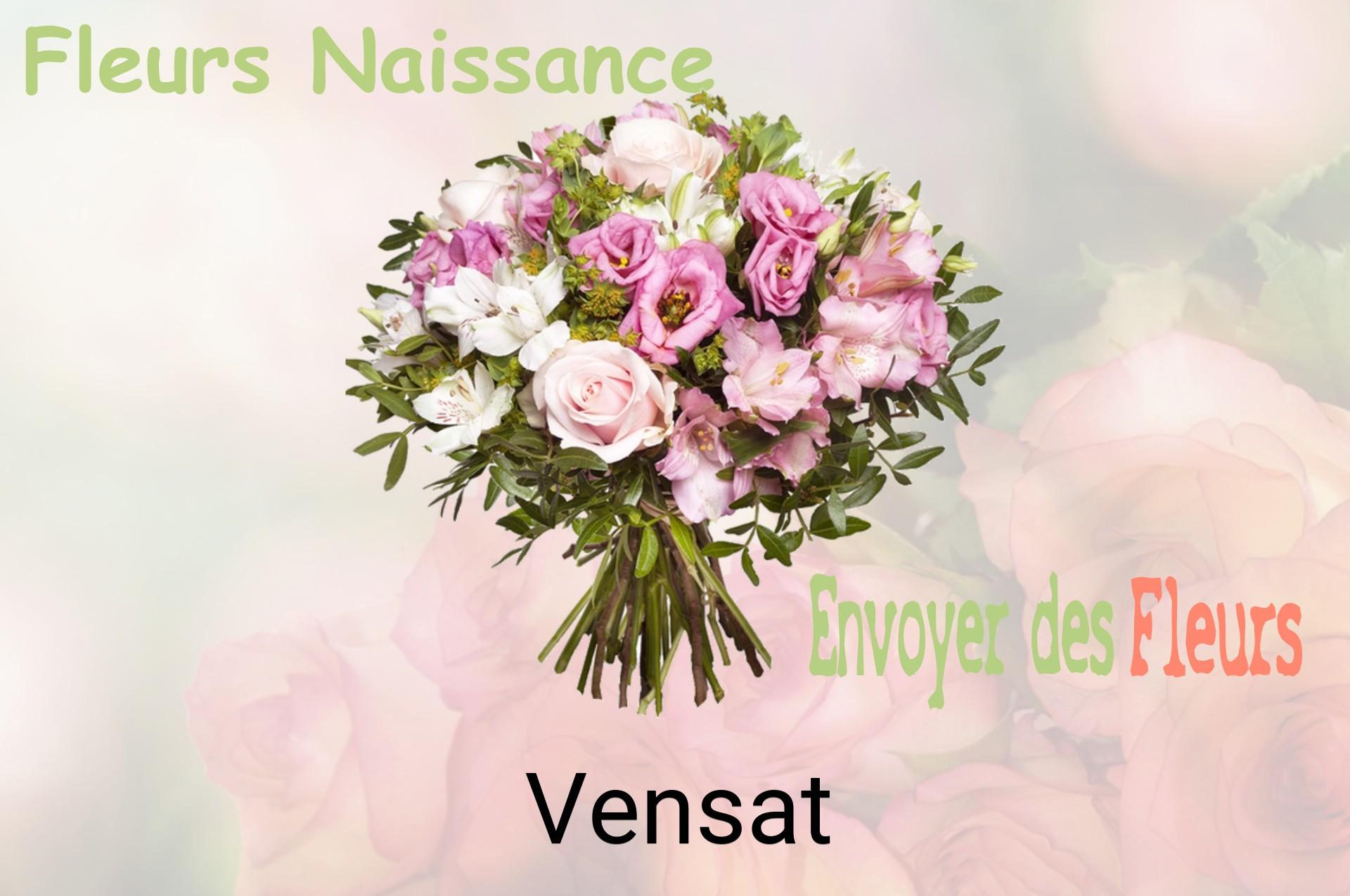 Bouquet de fleurs de naissance livré à Vensat